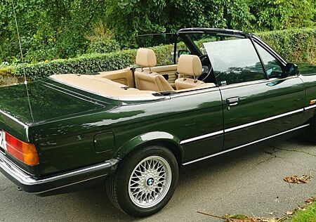 BMW 320 Cabriolet Malachitgrün / Leder beige Top