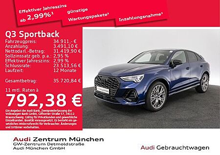 Audi Q3 Sportback 40 TFSI qu. S tronic S line AHK/Vir