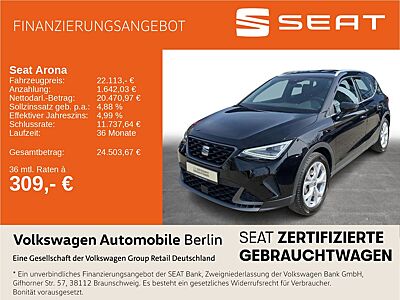 Seat Arona 1.0 TSI DSG FR Navi LED SHZ GRA PDC