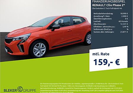 Renault Clio Phase 2 Evolution E-Tech Full Hybrid