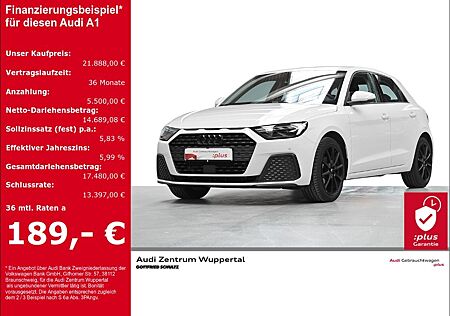 Audi A1 SPORTBACK 25 TFSI LED DAB SHZ VIRTUAL GARANTI