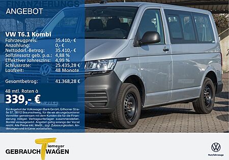 VW T6 Kombi Volkswagen T6.1 Kombi DSG 9-SITZE ALLWETTER KLIMA