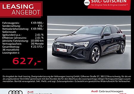 Audi Q8 e-tron 55 qu 2x S line MATRIX AHK ACC HuD 20"