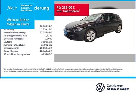 VW Golf Volkswagen VIII 8 2.0 TDI Goal KLIMA, NAVI, LED, KAME