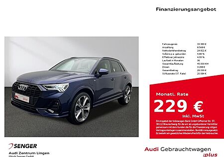 Audi Q3 45 TFSI e S line MMI LED connect