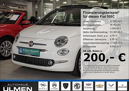 Fiat 500C Dolcevita 1.0 Mild Hybrid EU6d Cabrio