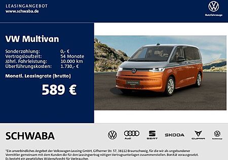 VW T7 Multivan Volkswagen Multivan Life 2.0 TSI DSG *Kurzzulassung* - weit