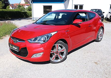 Hyundai Veloster blue Style Navi Kamera SHZ BT Panorama