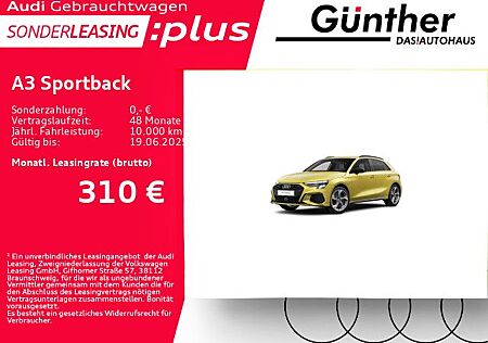 Audi A3 Sportback 45 TFSIe S LINE+WINTERRÄDER+AHK+ACC