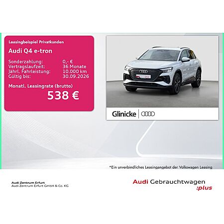 Audi Q4 e-tron leasen