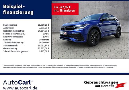 VW Tiguan Volkswagen R-Line 2.0TSI 4M DSG/AHK/Black/NAV/RFK/Ma