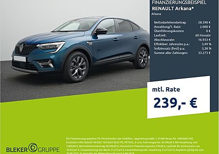 Renault Arkana PH2 Evolution Mild Hybrid 140 EDC