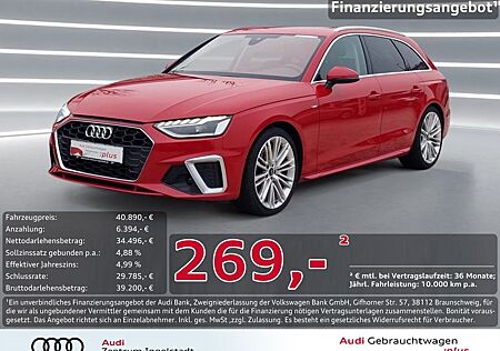 Audi A4 Avant 40 TFSI S line LED NAVI AHK ACC B&O 19"