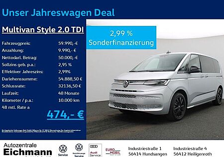 VW T7 Multivan Volkswagen Multivan Style 2.0 TDI+DSG+MATRIX-LED+NAVI+AHK+R