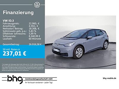 Volkswagen ID.3 Pro Performance Upgrade *RATE-330,--*