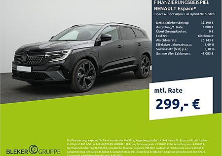 Renault Espace 6 Esprit Alpine Full Hybrid 200 5-Sitzer