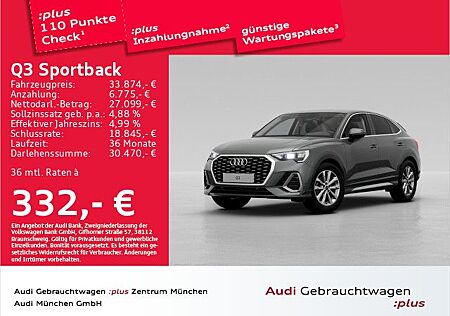 Audi Q3 Sportback 35 TFSI S tronic S line AHK/Navi+/V