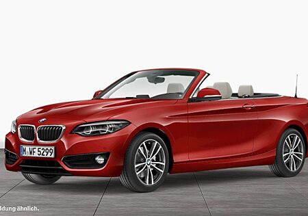 BMW 220d Cabrio Sport Line Navi AHK Kamera LED