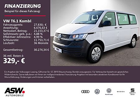 VW T6 Kombi Volkswagen T6.1 Kombi 2.0TDI Navi Klima Anhängerkupplung 9S