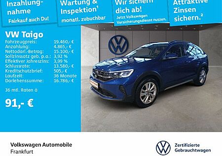 VW Taigo Volkswagen 1.0 TSI Life Navi LaneAssist DAB + LED cs1