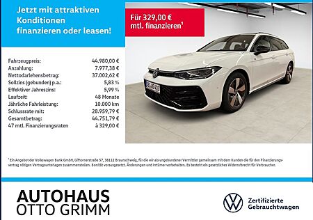 VW Passat Variant Volkswagen 2.0 TDI DSG R-line AHK DCC Pano