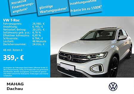 VW T-Roc Volkswagen 1.5 TSI Style AHK Pano LED+Navi ParkAssist