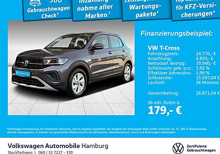 VW T-Cross gebraucht kaufen VW T-Cross Volkswagen 1.0 TSI Life DSG Kamera Navi IQ.Drive