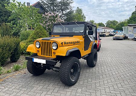 Jeep CJ 5 BUICK V6 MIT T150 3 GANG DOPPELFLUTIGE AUSP