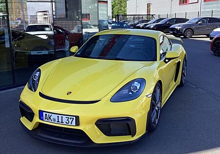 Porsche Cayman GT4, APPROVED, RACINGGELB, CLUBSPORTPAKET
