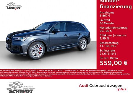 Audi Q7 55 TFSI e quattro S Line AHK MATRIX AIR