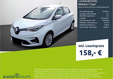 Renault ZOE INTENS Batteriekauf R135 Z.E. 50