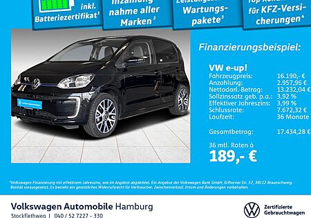 VW e-up! Volkswagen e-up! Style Plus Kamera CCS-Lade. Sitzhzg PDC