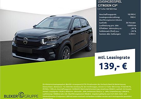 Citroën C3 Turbo 100 S&S Max