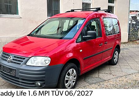 VW Caddy Volkswagen Life 1.6 5-Sitzer Familiy KLIMA TÜV 06/27