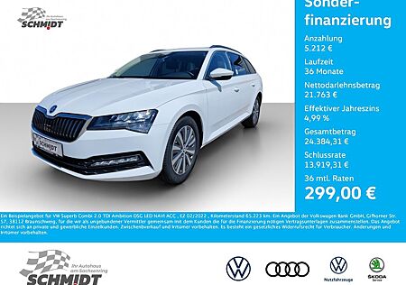 Skoda Superb Combi 2.0 TDI Ambition DSG LED NAVI ACC