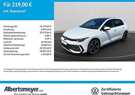 VW Golf Volkswagen VIII GTI 2.0 TSI +DSG+AREA-VIEW+MATRIX+LM++