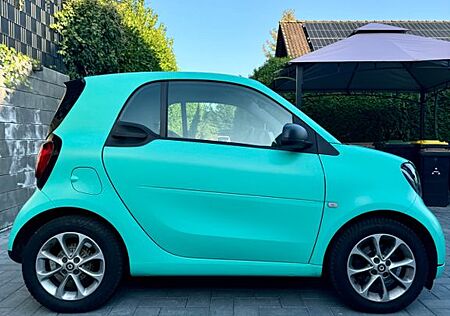 Smart ForTwo Automatik Navi Tiffany Blue matt 1te Hand