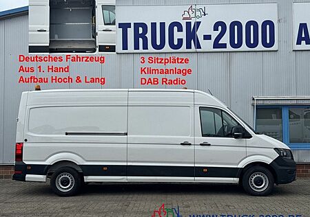 VW Crafter Volkswagen 35 2.0 TDI Hoch & Lang 3 Sitze Klima DAB