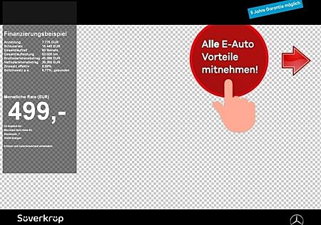Mercedes-Benz EQB 300 4M, AMG NIGHT SPUR PANO AHK 360 DISTR