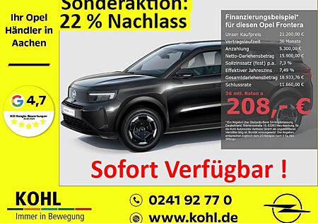 Opel Frontera Edition 1.2 DIT 100PS 48V-Hybrid Klima