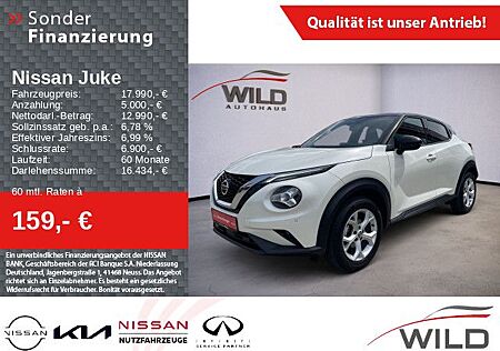 Nissan Juke N-Connecta 1.0 PDC, Cam, SHZ, white & black