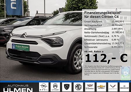 Citroën C4 Live 1.2 PureTech 100 EU6d Klimaanlage Blueto