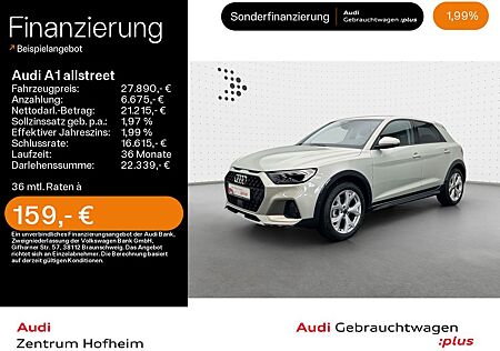 Audi A1 allstreet 30 TFSI S tro*LED*Virtual*Navi+*Kam
