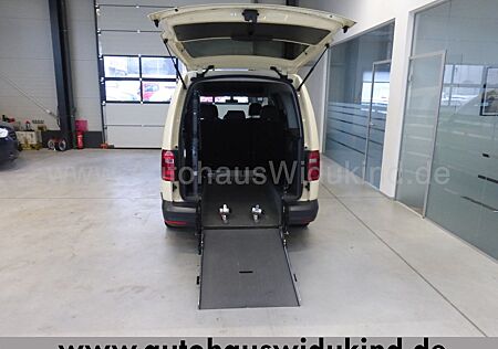 VW Caddy Volkswagen Maxi Aut. Behindertenger.Rampe Rollst. AMF