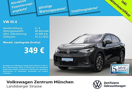 VW ID.4 Volkswagen Pro Wärmepumpe NaviPro IQ.Light DAB+ Alu19H