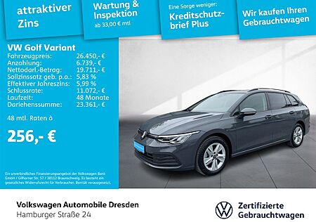 VW Golf Volkswagen VIII Variant Life 1.5 eTSI STANDHZG KAMERA
