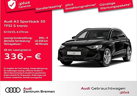 Audi A3 SPORTBACK 30 TFSI S-TRONIC NAVI PDC TEMPO SHZ