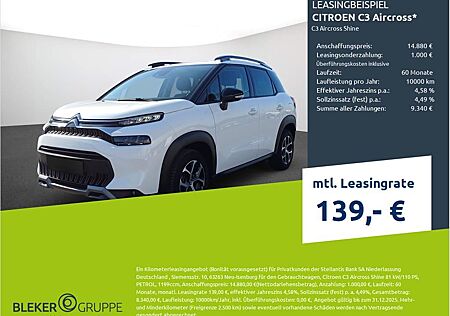 Citroën C3 Aircross PureTech 110 S&S Shine