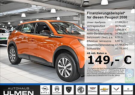 Peugeot 2008 e- Active Elektromotor 136 Apple CarPlay Mu