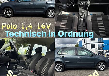 VW Polo Volkswagen IV 1,4 16V-TÜV OHNE MÄNGEL 05/2027 GÜLTIG*